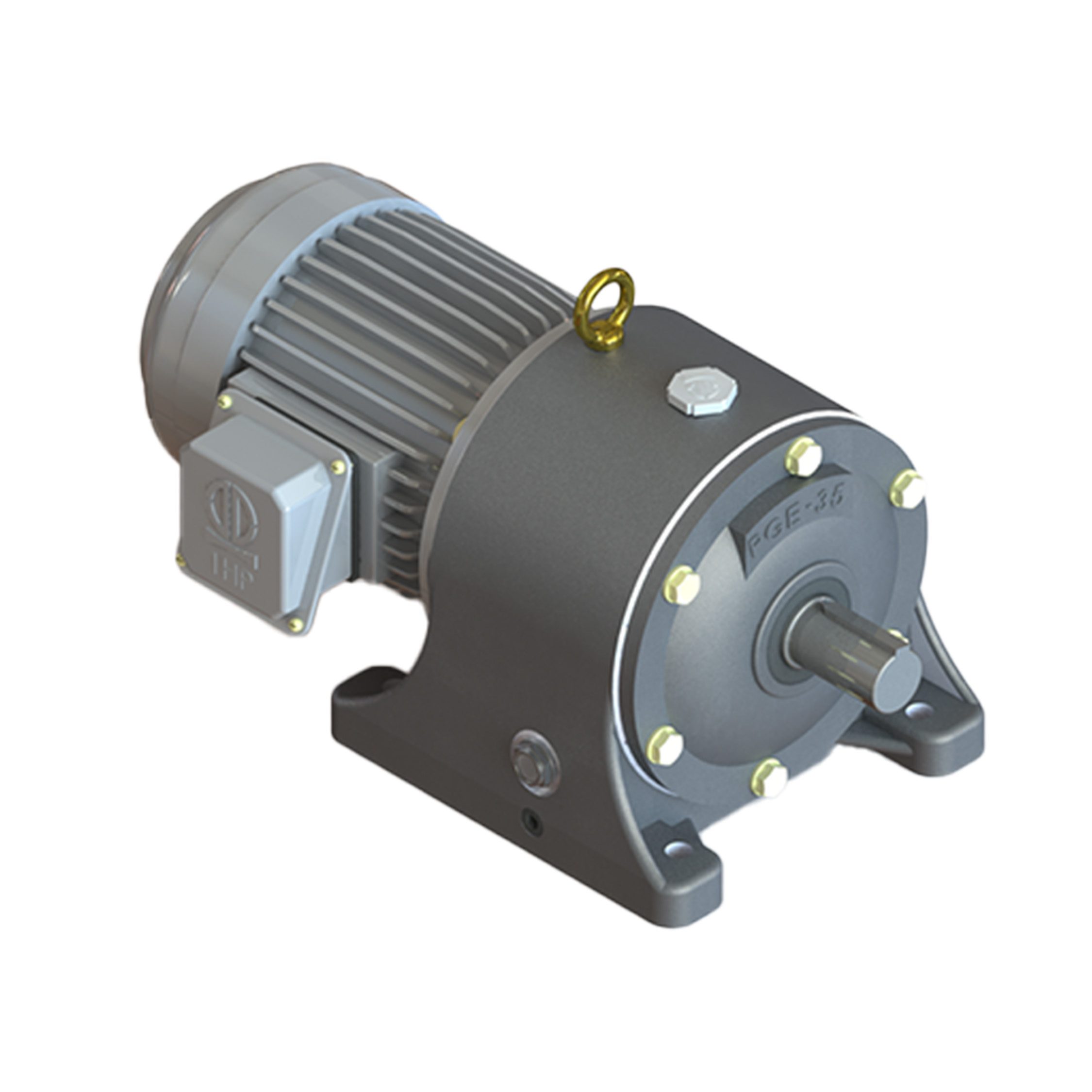 Helical gear reducer